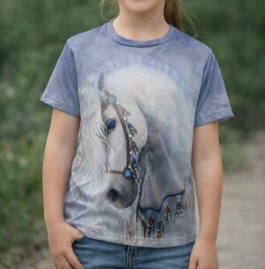 🐎 Devin Du Horse Graphic Tee — Size Small — Dreamy Western Style